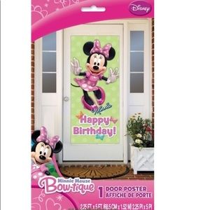 NEW Minnie Mouse Party Door Poster